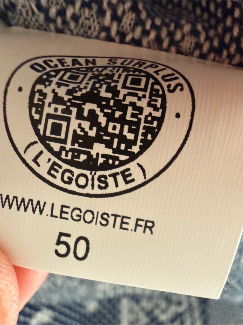 L’Egoiste blue patchwork vest - Picture 10 of 10